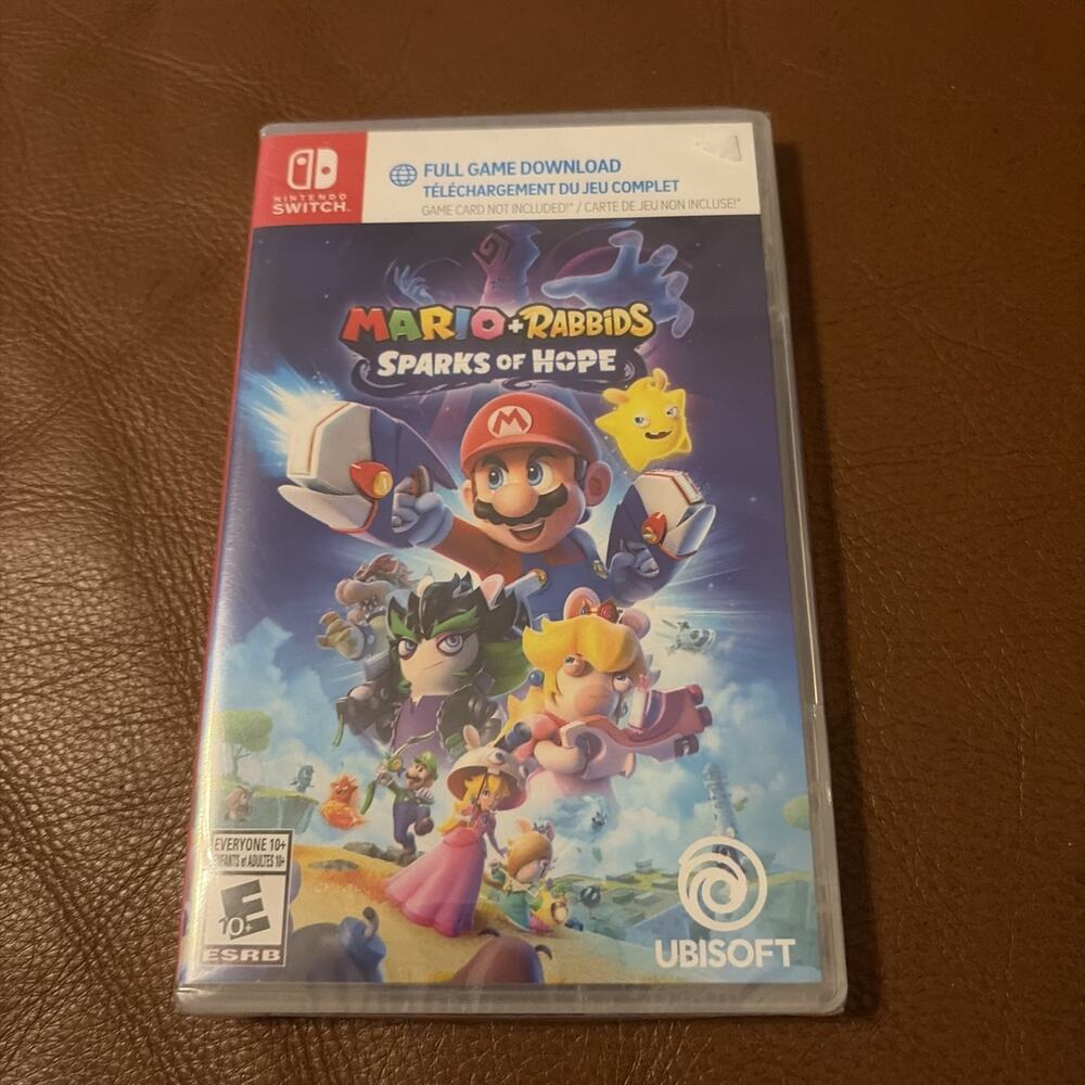 Mario + Rabbids Sparks of Hope code-in-box Nintendo Switch SEALED